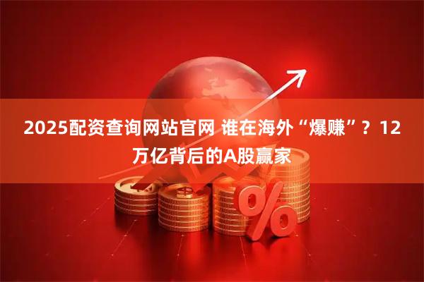2025配资查询网站官网 谁在海外“爆赚”？12万亿背后的A股赢家